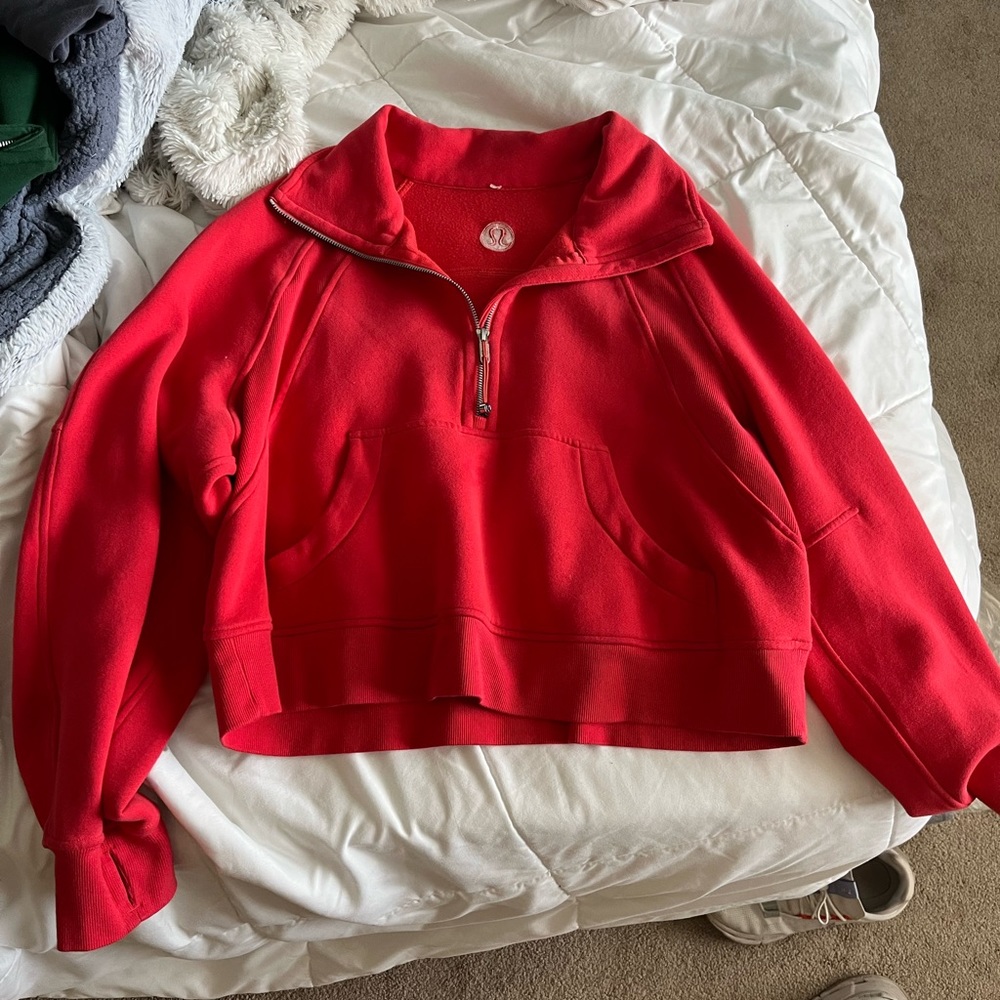 Lululemon Scuba Oversized Funnel-Neck Half Zip